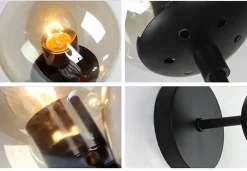 APPLIQUE MURALE APP750-1W BLACK