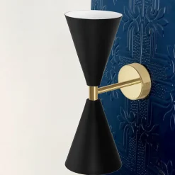 APPLIQUE MURALE APP1140-2W BLACK