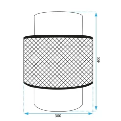 APPLIQUE MURALE APP1337-2W BROWN