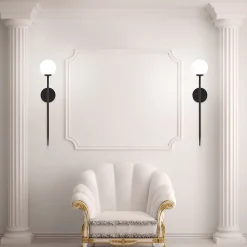 APPLIQUE MURALE APP579-1W 120CM BLACK