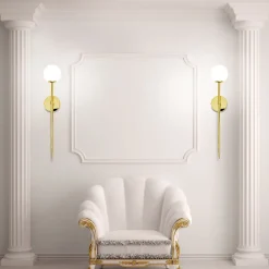 APPLIQUE MURALE APP582-1W 150CM GOLD