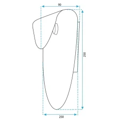 APPLIQUE MURALE APP1430-W GOLD