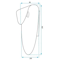 APPLIQUE MURALE APP1431-W OLD GOLD