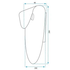 APPLIQUE MURALE APP1428-W WHITE