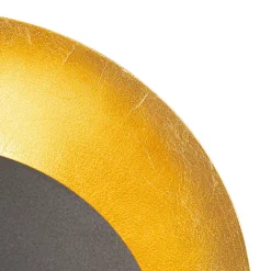 Applique murale Art déco noire avec or - Emilienne