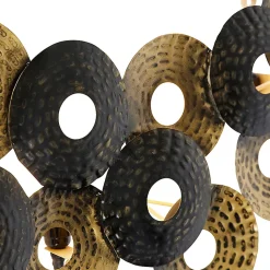 Applique murale Art Déco orientale or antique 3 lumières - Balla