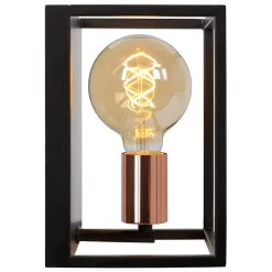 Applique murale ARTHUR en métal avec 1xE27 - Noir - Lucide