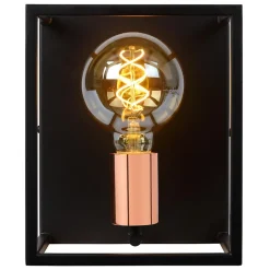 Applique murale ARTHUR en métal avec 1xE27 - Noir - Lucide