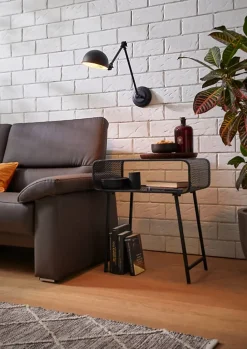 Applique murale articulé Exmoor E27 IP20 40W 14,5 x 42 x Ø14 cm noir