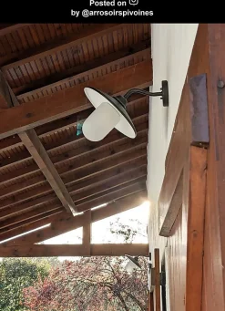 Applique murale ARUBA en métal avec 1xE27 - Rouille - Lucide