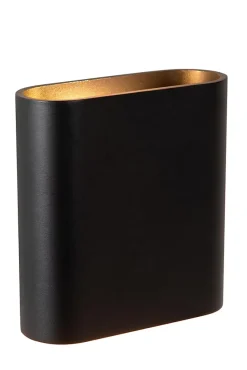 Applique murale ATILA en aluminium avec LED intégré - Noir - Lucide