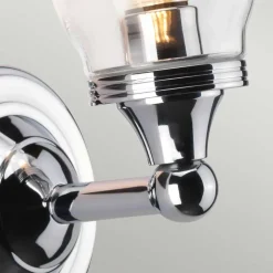 Applique murale Austen 1 lumière - Chrome poli