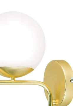 Applique murale Baldaz GoodHome E14 IP20 dorée