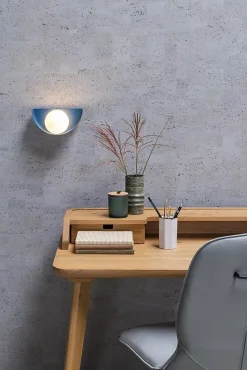 Applique murale BENNI en acier avec 1xG9 - Bleu - Lucide