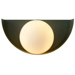 Applique murale BENNI en acier avec 1xG9 - Vert - Lucide