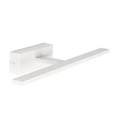 Applique murale blanche 41,5 cm avec LED IP44 - Jerre
