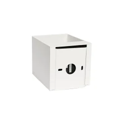 Applique murale blanche avec LED et variateur tactile rechargeable - Joris