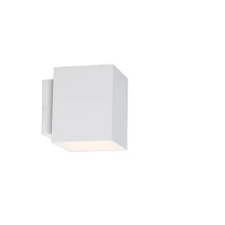 Applique murale blanche carrée - Sola