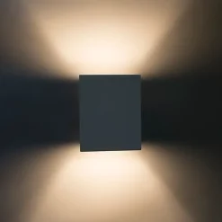 Applique murale blanche carrée - Sola