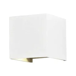 Applique Murale Blanche LED 12W IP54 Carré - Blanc Chaud 2300K - 3500K - SILAMP