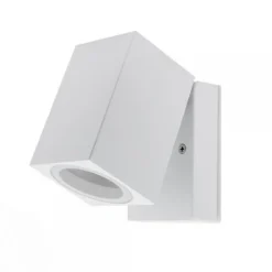 Applique Murale Blanche LED IP44 Orientable pour ampoule GU10 - SILAMP