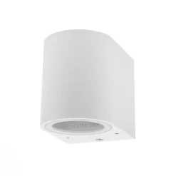 Applique Murale Blanche LED IP44 pour Ampoule GU10 - SILAMP