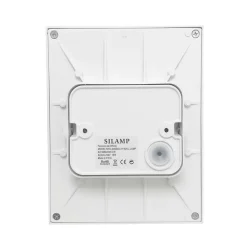 Applique Murale Blanche Rectangulaire IP44 LED 4 Faisceaux 18W - Blanc Neutre 4000K - 5500K - SILAMP