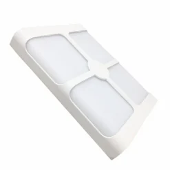 Applique Murale Blanche Rectangulaire IP44 LED 4 Faisceaux 18W - Blanc Neutre 4000K - 5500K - SILAMP