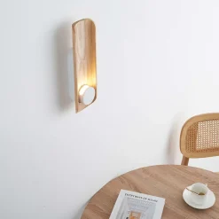 Applique murale bois et métal LED intégrée - Sparrow