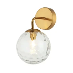 Applique murale boule de verre texturé - Winoa