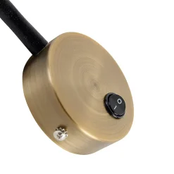 Applique murale bronze avec bras flexible - Karin Flex