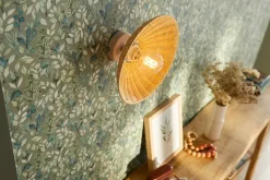 Applique murale Calanques E27 IP20 ⌀31,5cm rotin Corep