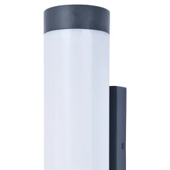 Applique murale Callisto taille M LED intégrée 1400lm 16W IP44 GoodHome gris anthracite