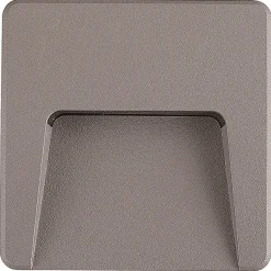 Applique murale carré LED 3W IP65 Dim. 120x120mm