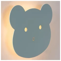 Applique murale CHARLIE en métal avec LED intégré - Bleu - Lucide