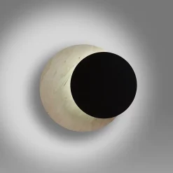 Applique murale CIRCLE 1B BLACK, Emibig Lighting, Fabriqué en EU