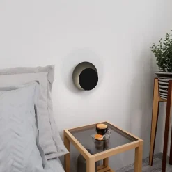 Applique murale CIRCLE 1C BLACK, Emibig Lighting, Fabriqué en EU