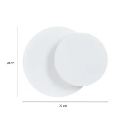 Applique murale CIRCLE 1C WHITE, Emibig Lighting, Fabriqué en EU