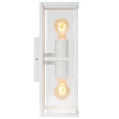 Applique murale CLAIRE en métal avec 2xE27 - Blanc - Lucide