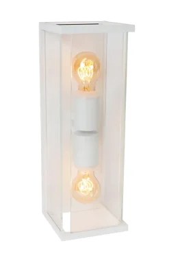 Applique murale CLAIRE en métal avec 2xE27 - Blanc - Lucide