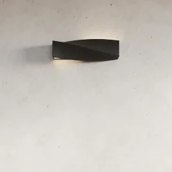 Applique Murale Céramique Rectangle pour Ampoule E27 - SILUMEN - Noir - Blanc - Noir - Chrome