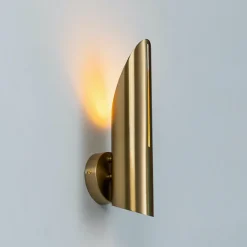 Applique murale cylindre doré lumière indirecte - Tingo