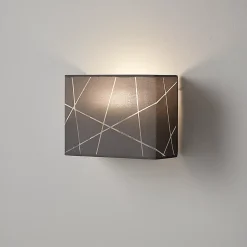 Applique murale Dachigam E14 IP20 gris