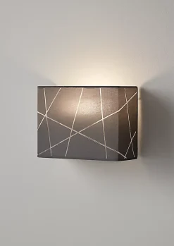 Applique murale Dachigam E14 IP20 gris