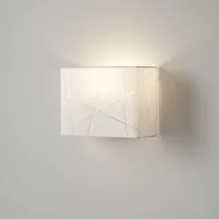 Applique murale Dachigam E14 IP20 blanc