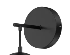 Applique murale Dacite E14 10W L.15xH.29xP.18cm noir GoodHome