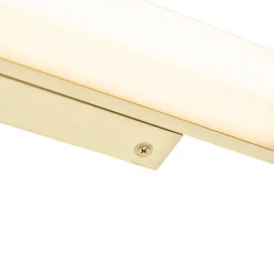 Applique murale de salle de bain en laiton 32 cm avec LED IP44 - Cascada