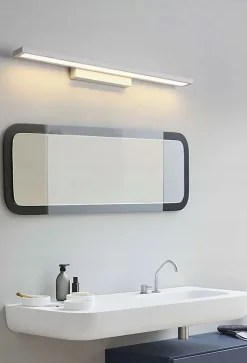 APPLIQUE MURALE DE SALLE DE BAIN LED APP841-1W FLAT 80CM CHROME