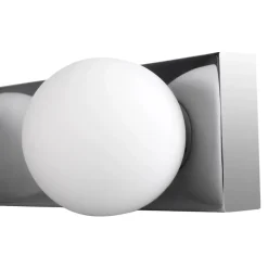 Applique murale de salle de bain Dorres 4 lumières G9 4.2W IP44 GoodHome argent