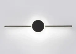 APPLIQUE MURALE DE SALLE DE BAIN LED APP848-1W ROUND 40CM BLACK